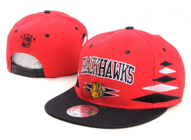NHL Chicago Blackhawks M&N Snapback Hat NU03